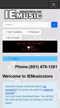Mobile Screenshot of iemusicstore.com